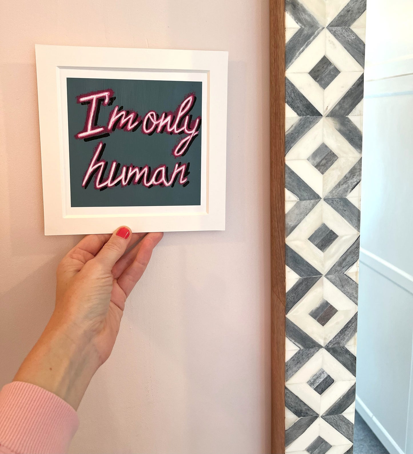 "I'm Only Human" Fine Art Print + Mount